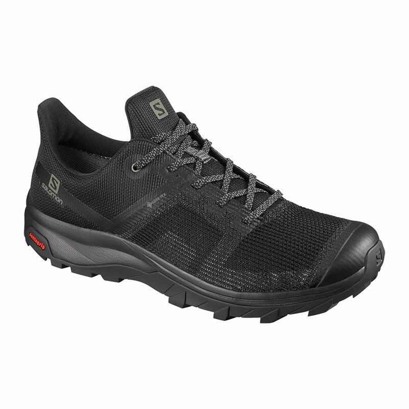 Buty Trekkingowe Męskie Salomon OUTLINE PRISM GORE-TEX - Czarne - Polska (981-TANWCZ)